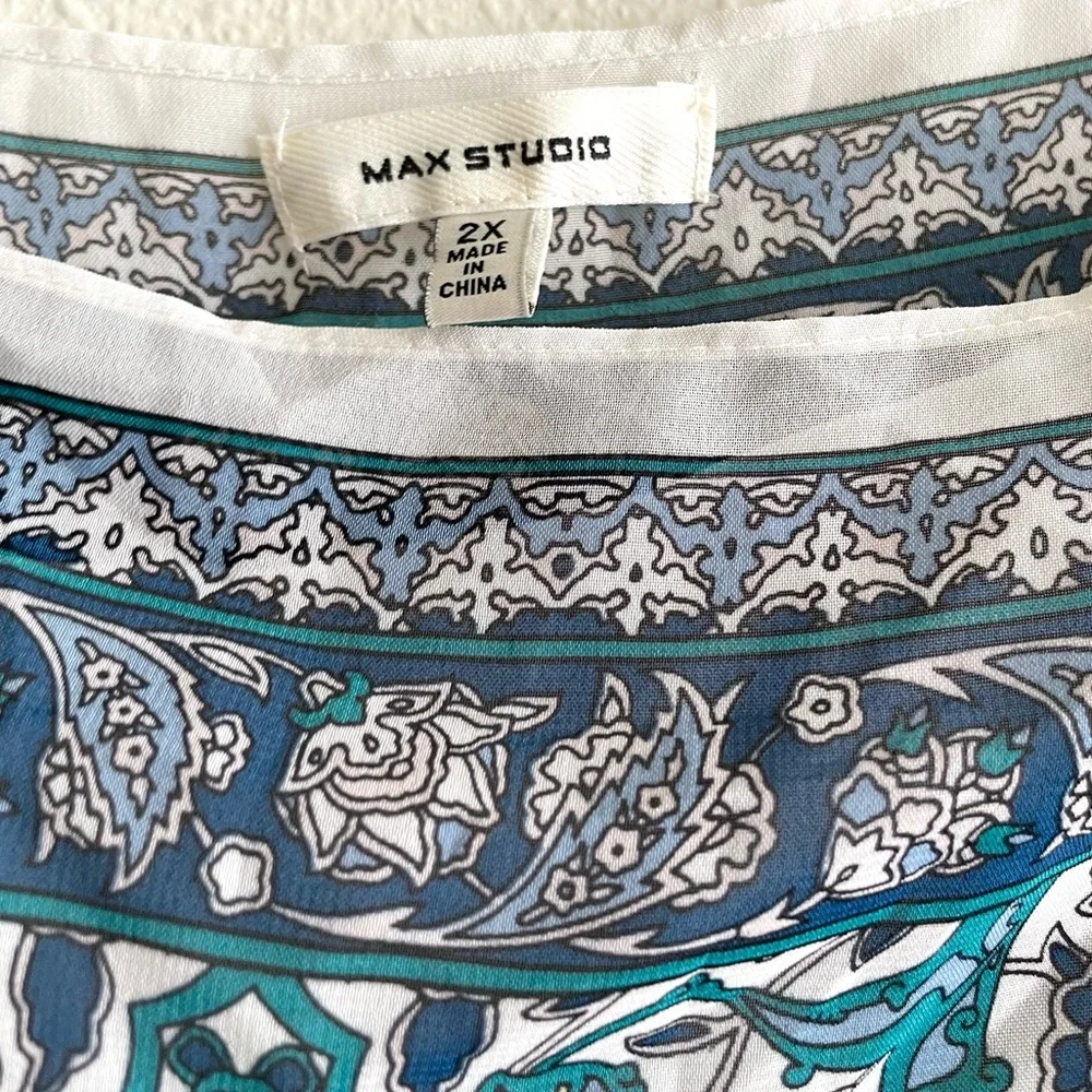 SOLD Max Studio Women’s Top Size 2X Plus Size - Picture 3 of 8